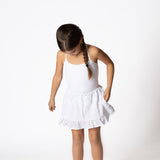 Gonna bianco sangallo