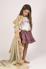 Telo in spugna  vichy brown