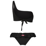 Bikini Monospalla nero donna