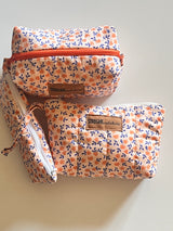 Set bauletto/ pochette / astuccio orange flower