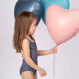 Intero Olimpia Leopard blu