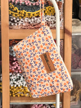 Set bauletto/ pochette / astuccio orange flower