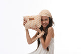 Set bauletto/ pochette / astuccio fiori gialli