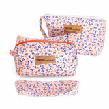Set bauletto/ pochette / astuccio orange flower