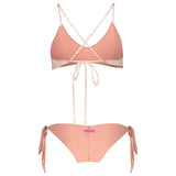 Bikini Bralette Leopard nocciola