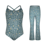 Intero Olimpia Leopard blu