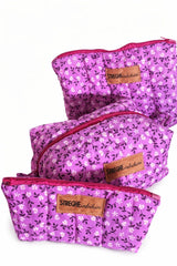 Set bauletto/ pochette / astuccio purple