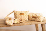 Set bauletto/ pochette / astuccio fiori gialli