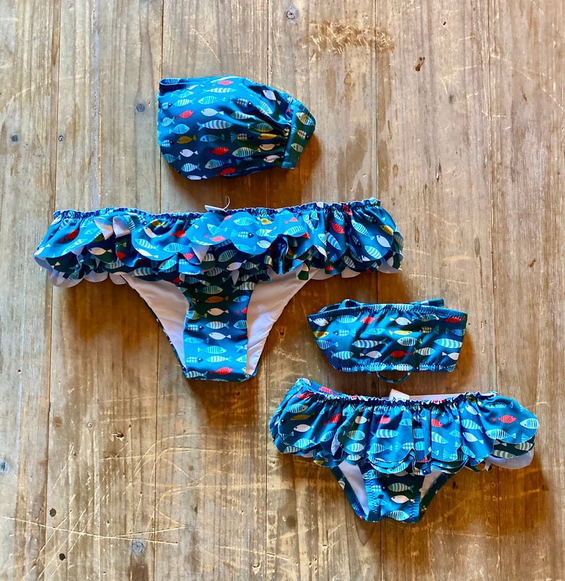 Bikini Livia pesci blu